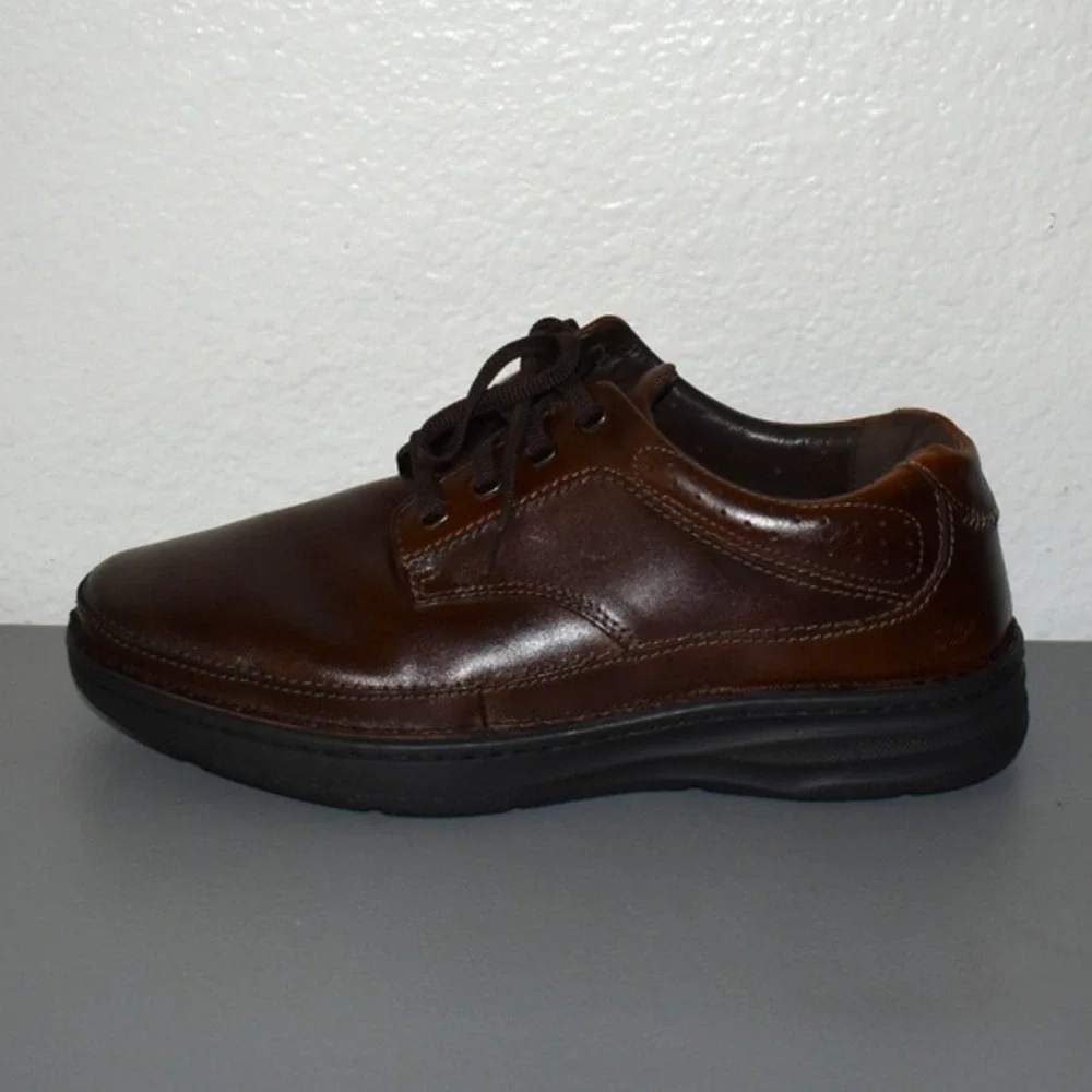 Drew Toledo Oxford Shoes Mens Brown Leather Lace Up‎ Comfort Orthopedic